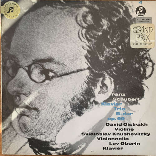 Cover Franz Schubert, David Oistrakh*, Sviatoslav Knushevitzky*, Lev Oborin - Klaviertrio B-dur Op.99 (LP) Schallplatten Ankauf