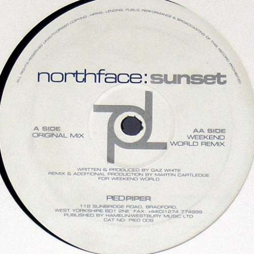 Cover Northface - Sunset (12) Schallplatten Ankauf