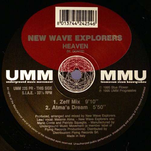 Cover New Wave Explorers - Heaven (12) Schallplatten Ankauf