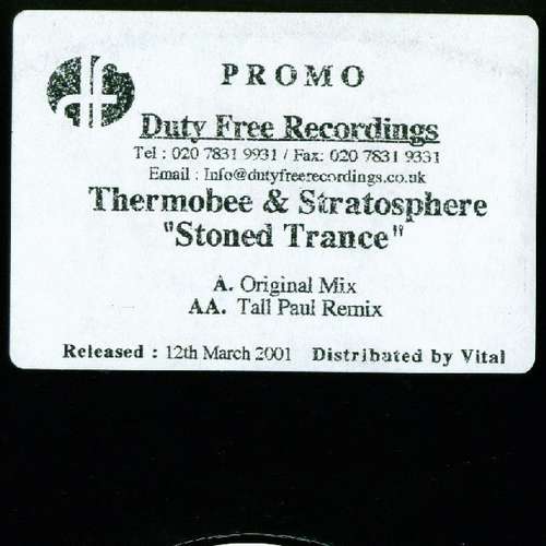 Cover Thermobee & Stratosphere - Stoned Trance (12, Promo, W/Lbl) Schallplatten Ankauf