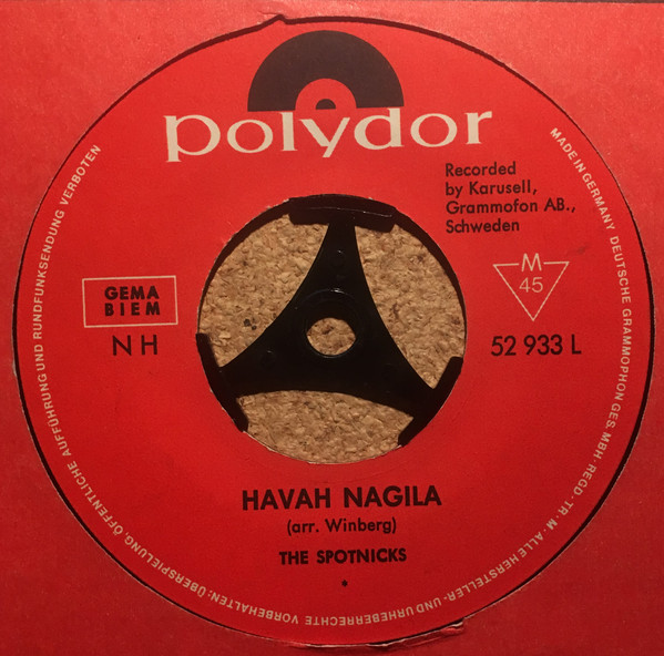 Cover The Spotnicks - Havah Nagila / Papa Oom Mow Mow (7) Schallplatten Ankauf