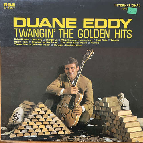 Cover Duane Eddy - Twangin' The Golden Hits (LP, RE) Schallplatten Ankauf