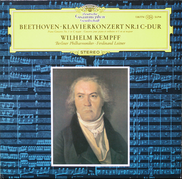 Cover Beethoven*, Wilhelm Kempff, Berliner Philharmoniker ∙ Ferdinand Leitner - Klavierkonzert Nr.1 C-Dur (LP, RP) Schallplatten Ankauf