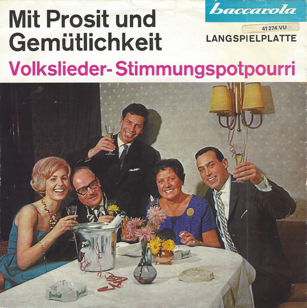 Cover Unknown Artist - Mit Prosit Und Gemütlichkeit (7, EP) Schallplatten Ankauf