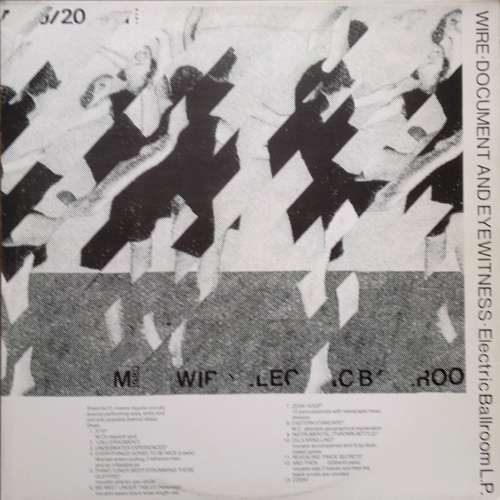 Cover Wire - Document And Eyewitness (LP, Album + 12, MiniAlbum) Schallplatten Ankauf