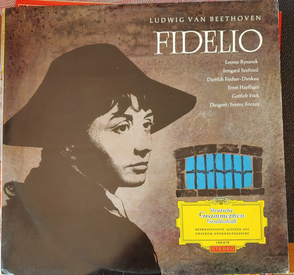 Bild Ludwig van Beethoven, Leonie Rysanek, Irmgard Seefried, Dietrich Fischer-Dieskau, Ernst Haefliger, Gottlob Frick, Ferenc Fricsay - Fidelio (LP, RE) Schallplatten Ankauf