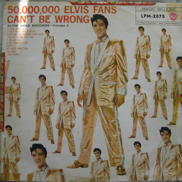 Bild Elvis Presley - 50,000,000 Elvis Fans Can't Be Wrong (Elvis' Gold Records, Vol. 2) (LP, Comp, Mono, RE, v1 ) Schallplatten Ankauf