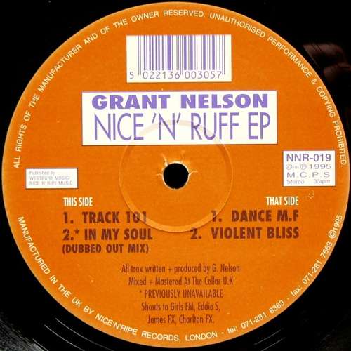 Cover Grant Nelson - Nice 'N' Ruff EP (12, EP) Schallplatten Ankauf