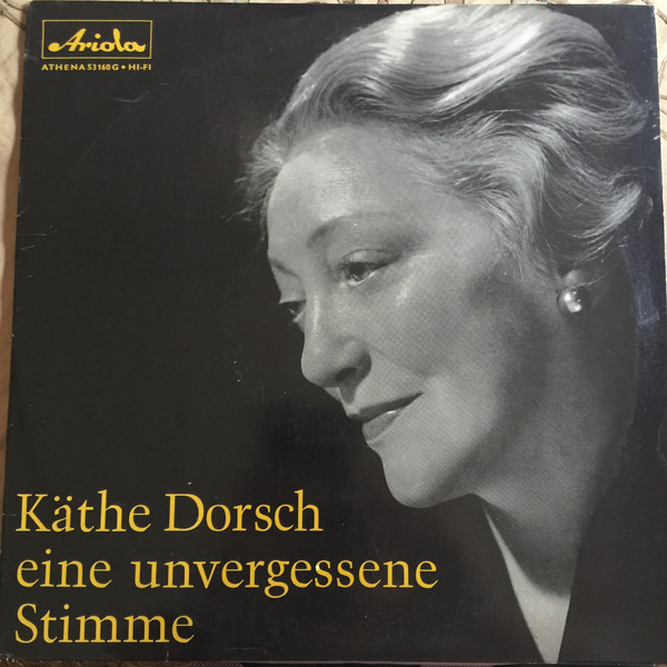 Cover Käthe Dorsch - Eine Unvergessene Stimme (10) Schallplatten Ankauf