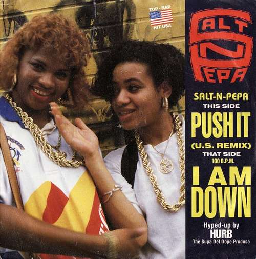 Cover Salt-N-Pepa* - Push It (U.S. Remix) / I Am Down (7, Single) Schallplatten Ankauf