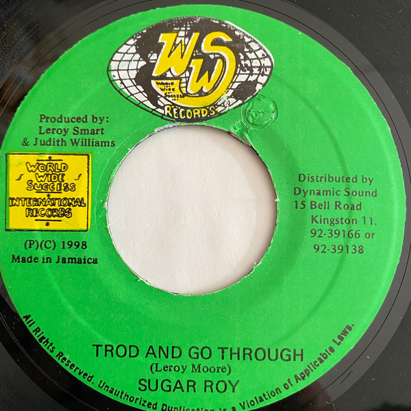 Cover Sugar Roy - Trod And Go Through (7) Schallplatten Ankauf