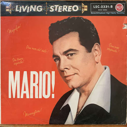 Cover Mario Lanza - Mario! (LP) Schallplatten Ankauf