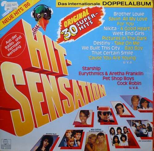 Cover Various - Hit-Sensation - Das Internationale Doppelalbum (2xLP, Comp) Schallplatten Ankauf