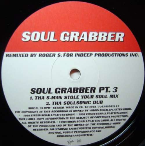 Cover Soul Grabber - Soul Grabber Pt. 3 (12 + 12) Schallplatten Ankauf