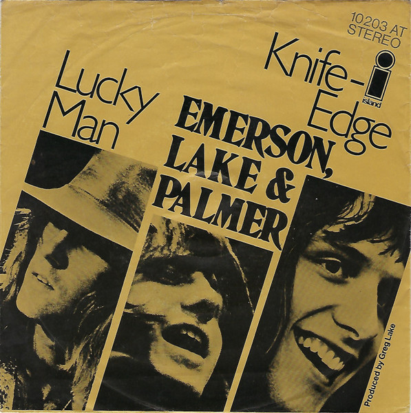 Bild Emerson, Lake & Palmer - Lucky Man / Knife-Edge (7, Single, RE, RP) Schallplatten Ankauf