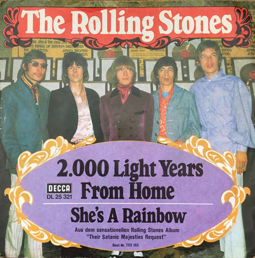 Cover The Rolling Stones - 2.000 Light Years From Home (7, Single) Schallplatten Ankauf