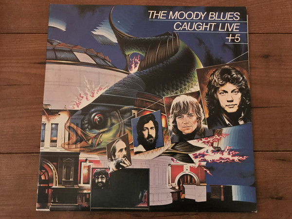 Cover The Moody Blues - Caught Live + 5 (2xLP, Album, Pet) Schallplatten Ankauf