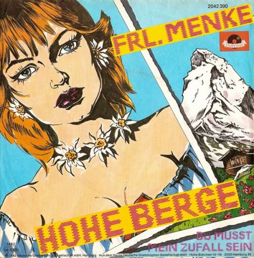 Cover Frl. Menke - Hohe Berge (7, Single) Schallplatten Ankauf