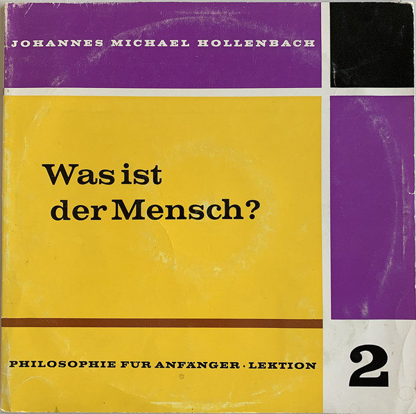 Cover Johannes Michael Hollenbach S. J. - Was Ist Der Mensch? (10, Album) Schallplatten Ankauf