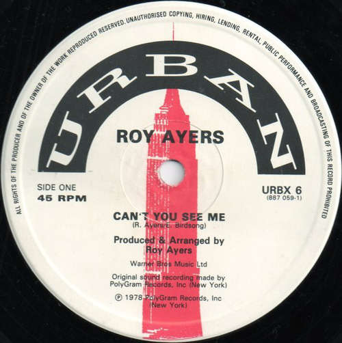 Cover Roy Ayers - Can't You See Me / Love Will Bring Us Back Together / Sweet Tears (12) Schallplatten Ankauf