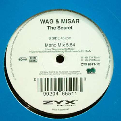 Cover Wag* & Misar - The Secret (12) Schallplatten Ankauf