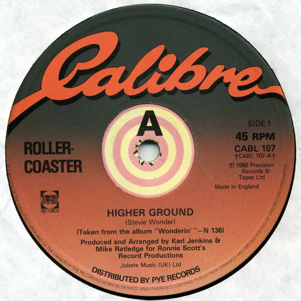 Cover Roller-Coaster* - Higher Ground / I Wish (12) Schallplatten Ankauf