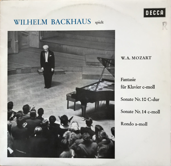 Cover Wilhelm Backhaus, Wolfgang Amadeus Mozart - Wilhelm Backhaus Spielt Mozart (LP) Schallplatten Ankauf