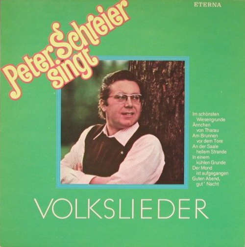 Cover Peter Schreier - Peter Schreier Singt Volkslieder (LP, Album) Schallplatten Ankauf