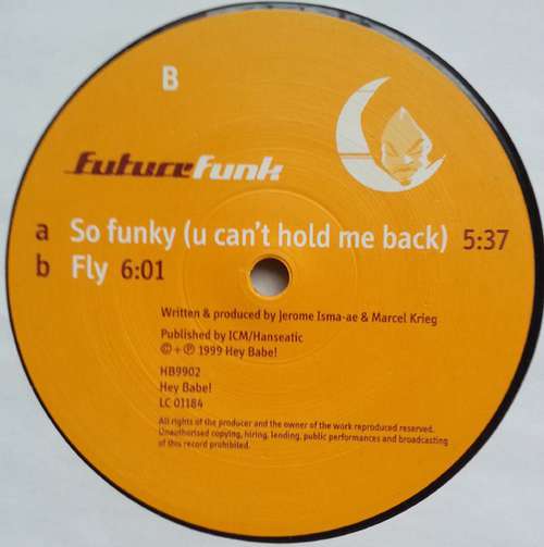 Cover Future Funk - So Funky (You Can't Hold Me Back) (12) Schallplatten Ankauf