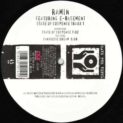 Cover Ramin* Featuring E-Basement* - State Of Suspense Traxx 1 (12) Schallplatten Ankauf