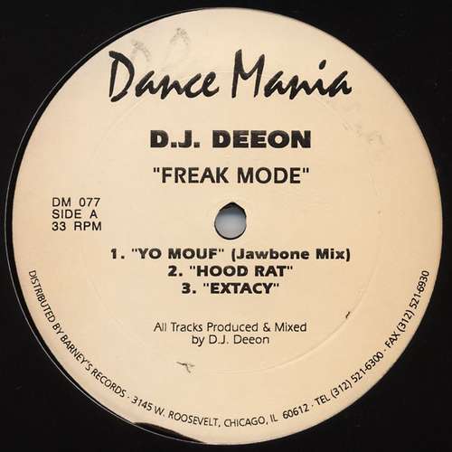 Cover D.J. Deeon* - Freak Mode (12) Schallplatten Ankauf