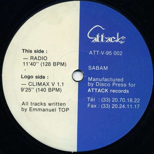 Cover Emmanuel Top - Climax V 1.1 (12) Schallplatten Ankauf