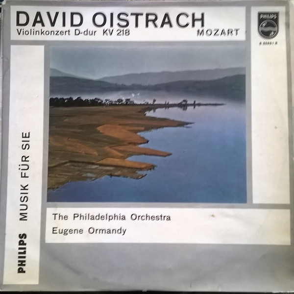 Cover Mozart* - David Oistrach, The Philadelphia Orchestra, Eugene Ormandy - Violinkonzert D-dur KV 218 (10, Mono, RE) Schallplatten Ankauf