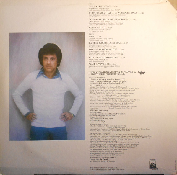 Cover Frankie Valli - Our Day Will Come (LP, Album, Ter) Schallplatten Ankauf