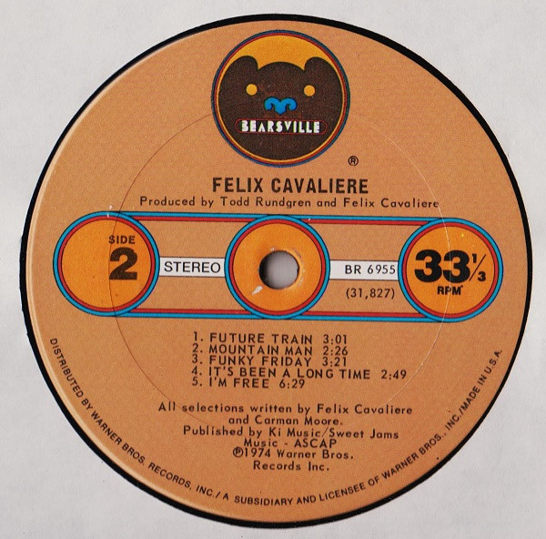 Cover Felix Cavaliere - Felix Cavaliere (LP, Album) Schallplatten Ankauf