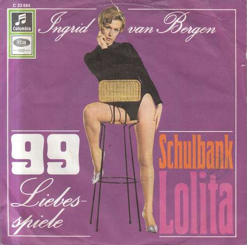 Cover Ingrid van Bergen - Schulbank-Lolita / 99 Liebesspiele (7, Single) Schallplatten Ankauf
