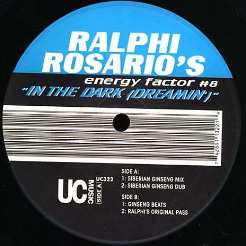Cover Ralphi Rosario - Energy Factor # 8 - In The Dark (Dreamin') (12) Schallplatten Ankauf