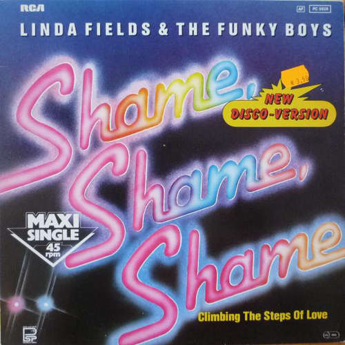 Cover Linda Fields & The Funky Boys - Shame, Shame, Shame (12, Maxi) Schallplatten Ankauf
