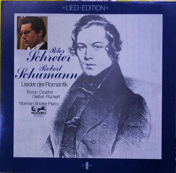 Cover Peter Schreier, Robert Schumann, Norman Shetler - Lieder Der Romantik (LP, Album) Schallplatten Ankauf