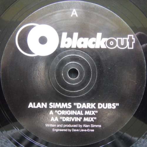 Cover Alan Simms - Dark Dubs (12) Schallplatten Ankauf