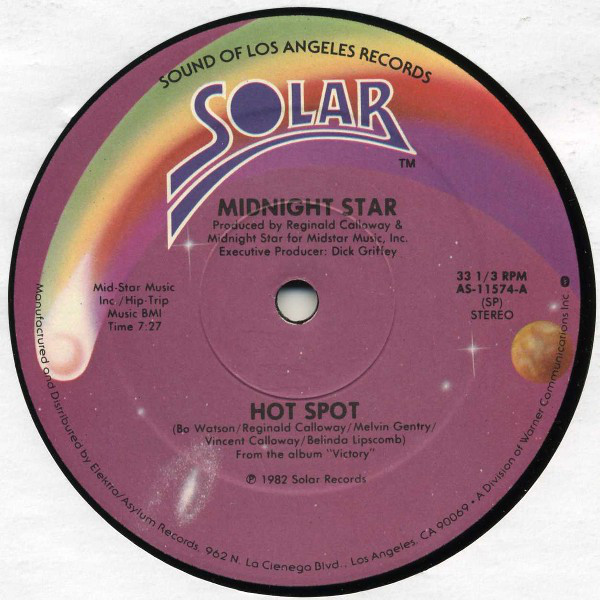 Cover Midnight Star - Hot Spot (12) Schallplatten Ankauf
