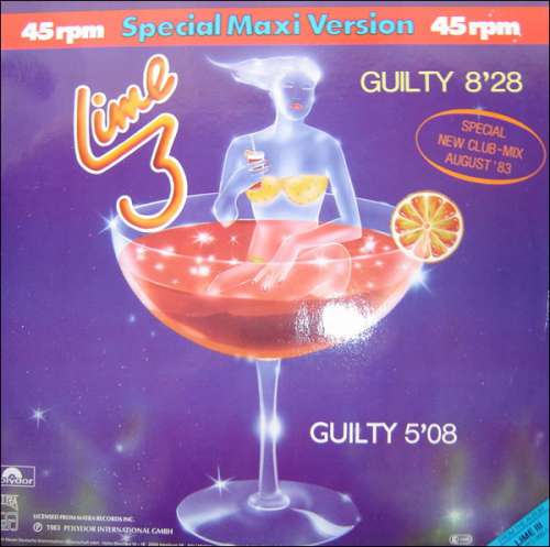 Cover Lime 3* - Guilty (Special New Club-Mix) (12, Maxi) Schallplatten Ankauf