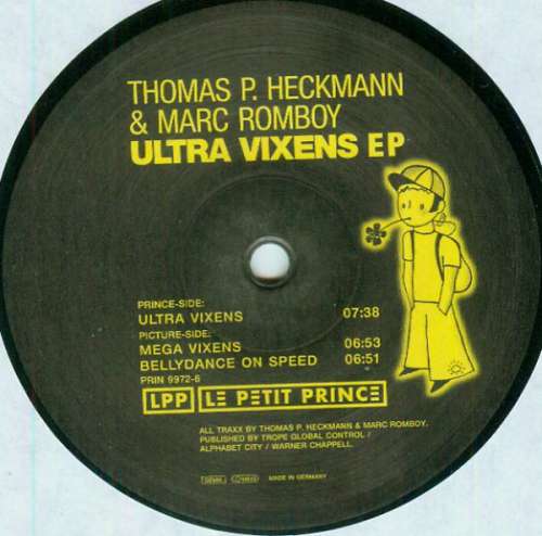 Cover Thomas P. Heckmann & Marc Romboy - Ultra Vixens EP (12, EP) Schallplatten Ankauf