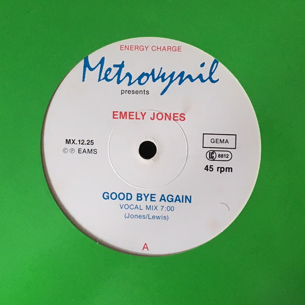 Cover Emely Jones - Good Bye Again (12, Maxi) Schallplatten Ankauf