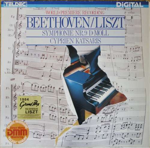 Cover Beethoven* / Liszt*, Cyprien Katsaris - Symphonie Nr.9 D-moll, Op. 125 (LP) Schallplatten Ankauf