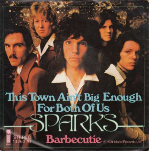 Cover Sparks - This Town Ain't Big Enough For Both Of Us (7, Single) Schallplatten Ankauf