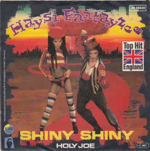 Cover Haysi Fantayzee - Shiny Shiny (7, Single) Schallplatten Ankauf