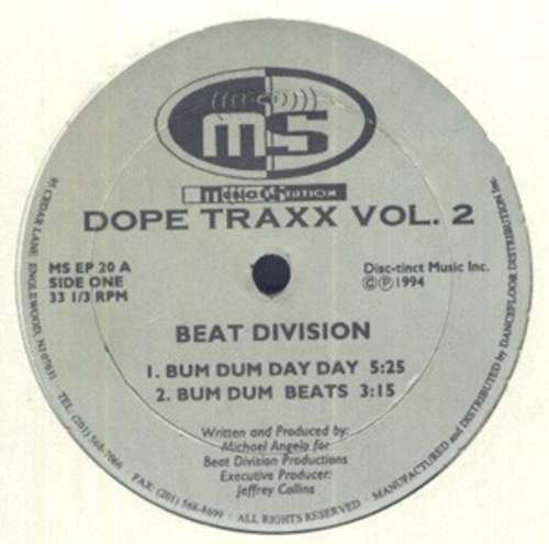 Cover Dope Traxx Volume 2 Schallplatten Ankauf