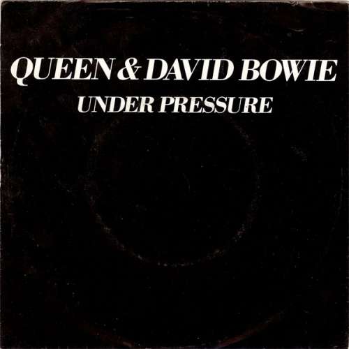 Cover Queen & David Bowie - Under Pressure (7, Single, Bla) Schallplatten Ankauf