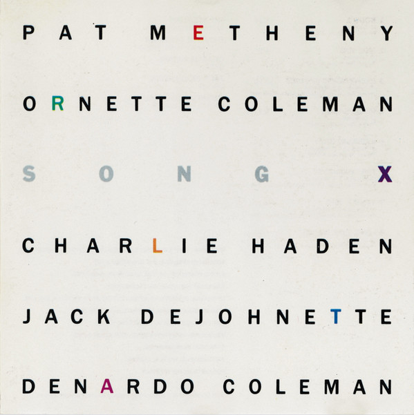 Cover Pat Metheny / Ornette Coleman - Song X (CD, Album) Schallplatten Ankauf